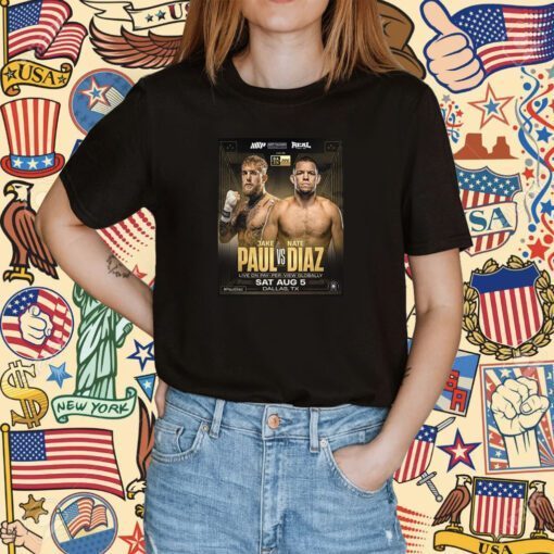 Jake Paul Vs Nate Diaz Tee Shirt