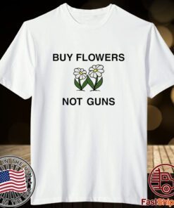 John Mclaughlin Buy Flowers Not Guns Tee Shirt