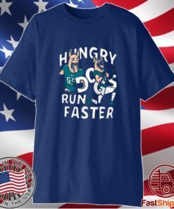 Lane Johnson And Chris Long Hungry Dogs Run Faster Philadelphia Eagles Shirt