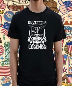 Led Zeppelin 1968 The Birth Of Legends Tee Shirt