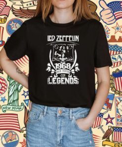 Led Zeppelin 1968 The Birth Of Legends Tee Shirt
