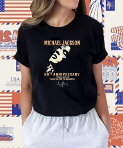 Michael Jackson 60th Anniversary 1964 2024 Thank You For The Memories Signature Shirts