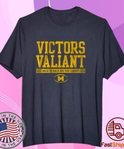Michigan Football Victors Valiant B1G Champs Tee Shirt