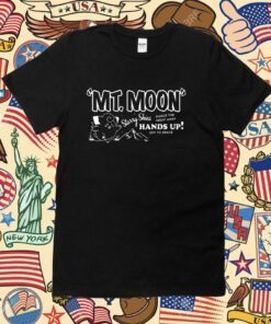 Mt Moon Starry Skies Dance The Night Away Hands Up Off To Space Tee Shirt