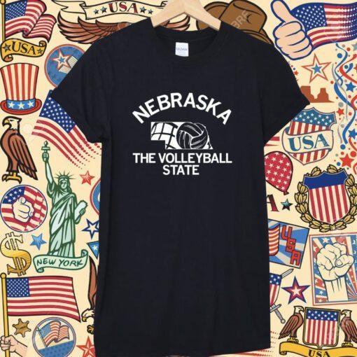 Nebraska The Volleyball State T-Shirt