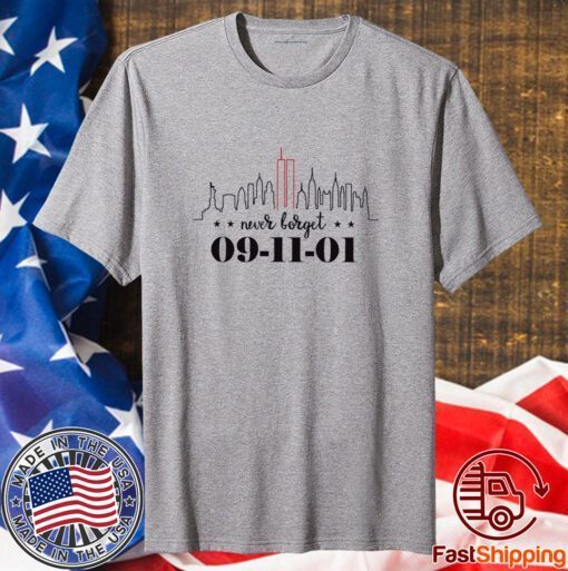 Never Forget 9/11 Memorial New York City Shirt