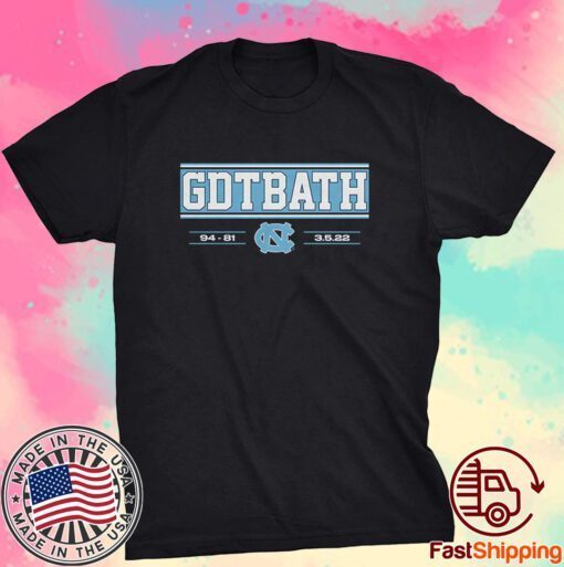 North Carolina Basketball: GDTBATH Tee Shirt