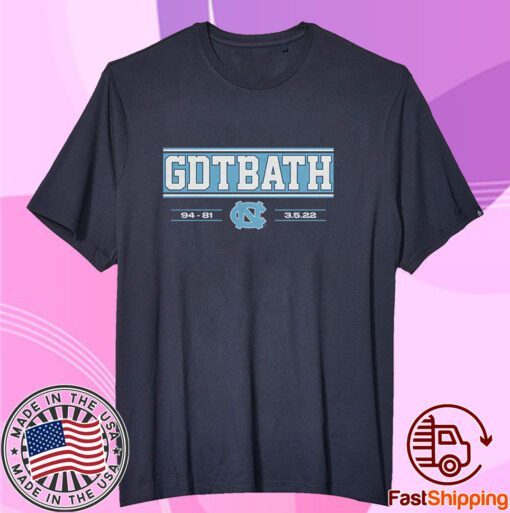 North Carolina Basketball: GDTBATH Tee Shirt