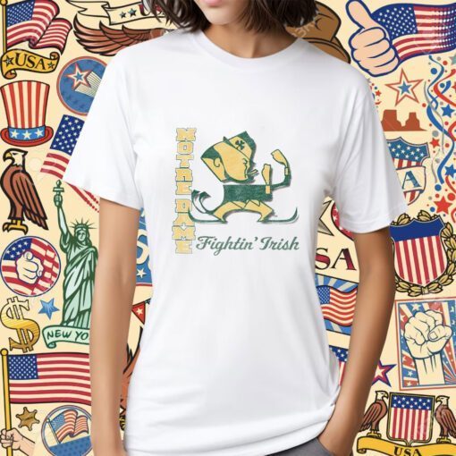 Notre Dame Fighting Irish ’47 Phase Out Throwback Franklin Tee Shirt