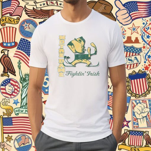 Notre Dame Fighting Irish ’47 Phase Out Throwback Franklin Tee Shirt