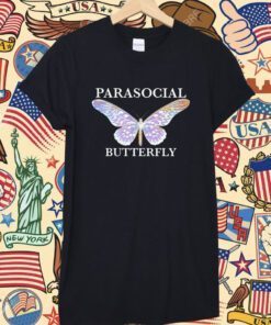 Parasocial Butterfly Tee Shirt
