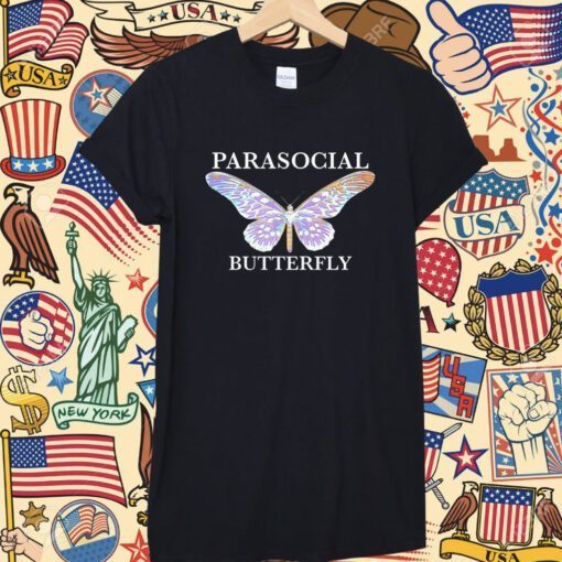 Parasocial Butterfly Tee Shirt