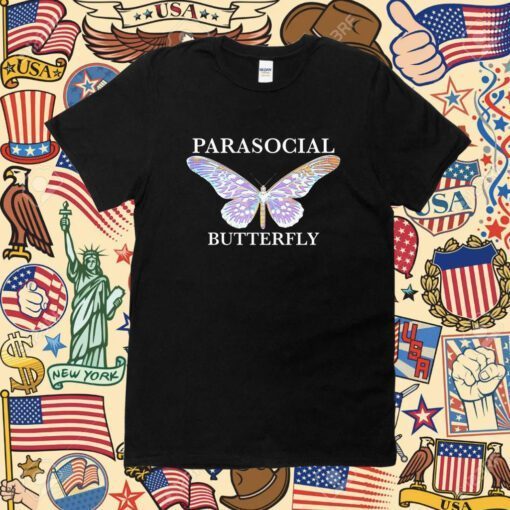 Parasocial Butterfly Tee Shirt