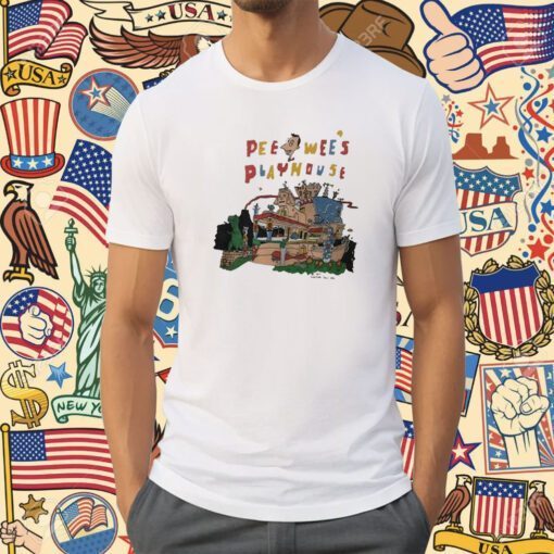 Pee Wee Playhouse Paul Reubens Pee Wee Herman Tee Shirt