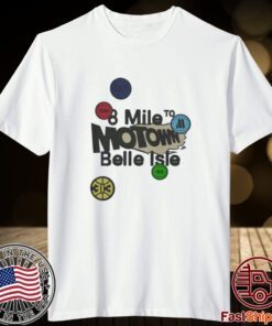 Pistons X Motown 8 Mile To Belle Isle Tee Shirt