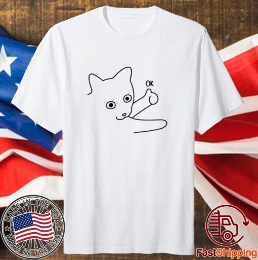 Poorly Catdraw Okie Dokie Cat Shirt