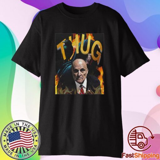 Rudy Giuliani Mugshot Thug T-Shirt