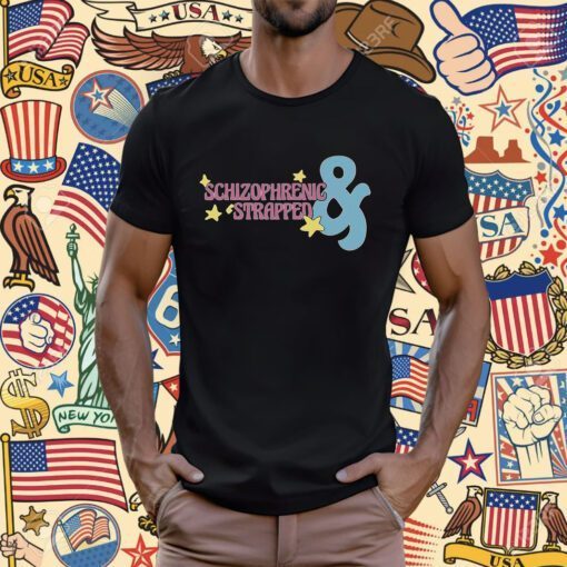 Schizophrenic And Strapped Colorful Tee Shirt