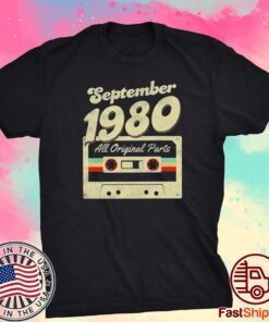 September 1980 All Original Parts Tee Shirt