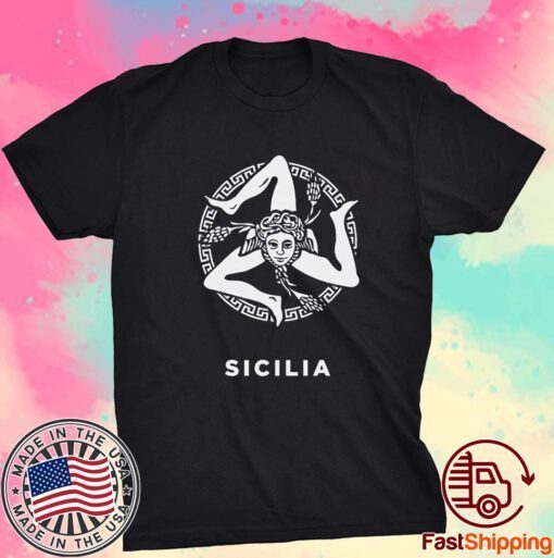 Sicilia Italy Trinacria Tee Shirt