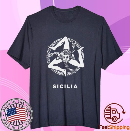 Sicilia Italy Trinacria Tee Shirt