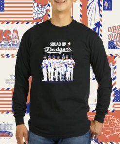 Squad Up Dodgers Signature All Star Tee Shirt