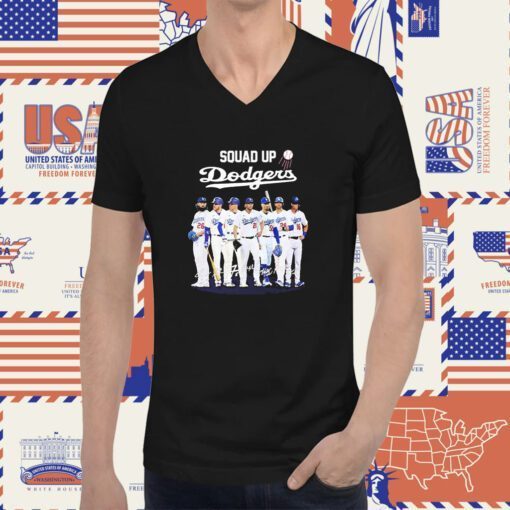 Squad Up Dodgers Signature All Star Tee Shirt