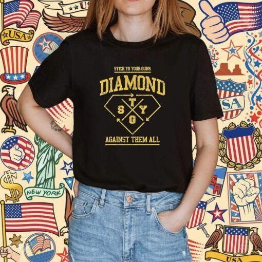 Stick To Your Guns Diamond Against Them All Tee Shirt