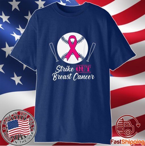 Strike Out Breast Cancer T-Shirt