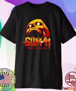 Sum 41 Order In Decline Skull Shirt