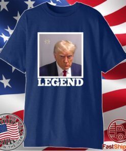 TRUMP MUGSHOT LEGEND President Trump 2024 Fulton T-Shirt