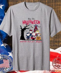 Time For Halloween And The Love For Angels Shirt