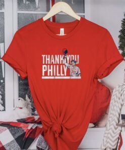 Trea Turner Thank You Philly T-Shirt