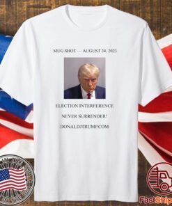 Trump Mug Shot White T-Shirt