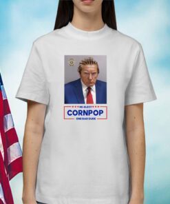 Trump Mugshot Re-Elect Cornpop One Bad Dude Black Mugs