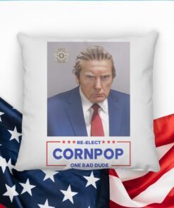 Trump Mugshot Re-Elect Cornpop One Bad Dude Hat