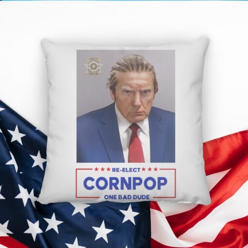 Trump Mugshot Re-Elect Cornpop One Bad Dude Hat