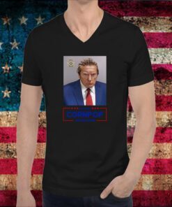 Trump Mugshot Re-Elect Cornpop One Bad Dude Hoodie T-Shirt