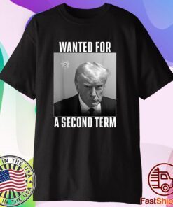 Trump Wanted For A Second Term T-Shirt