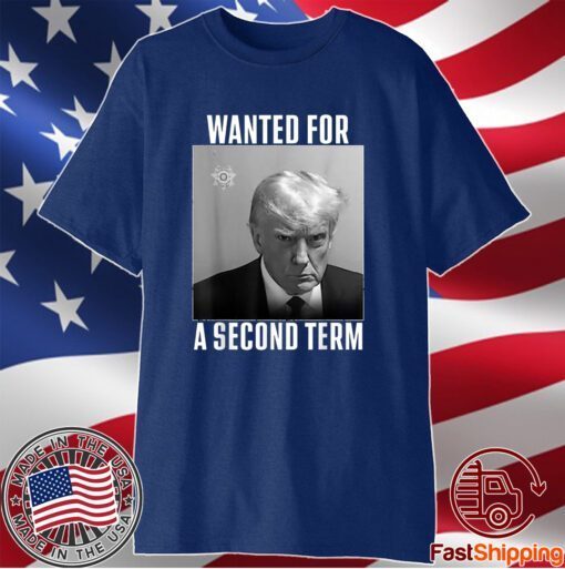 Trump Wanted For A Second Term T-Shirt
