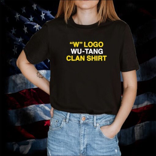 W Logo Wu Tang Clan Tee Shirt