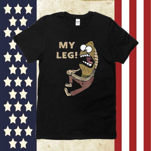 Spongebob Squarepants Fred The Fish My Leg 2023 Shirt