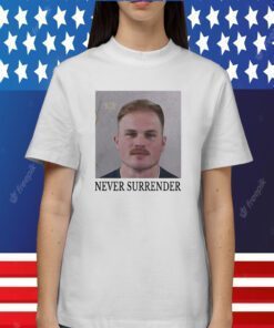 Zach Bryan Mugshot Never Surrender Mugshot Shirt