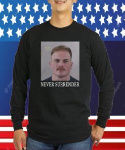 Zach Bryan Mugshot Never Surrender Mugshot Shirt