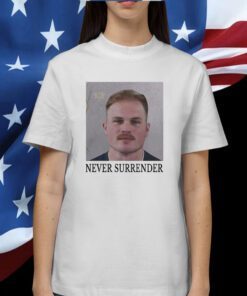 Never Surrender Zach Bryann Mugshot Women Shirt