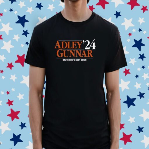 Official Adley Gunnar '24 Baltimore Baby Birds Tee Shirt