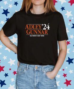 Official Adley Gunnar '24 Baltimore Baby Birds Tee Shirt