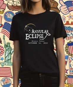 Annular Eclipse Blanco Texas October 14 2023 Tee Shirt
