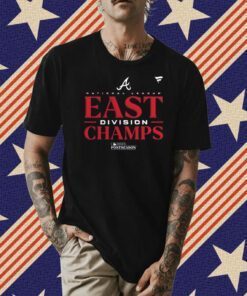 Official Atlanta Braves National League East Division Champions 2023 Postseason TShirt