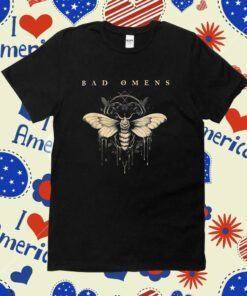 Official Bad Omens Moth Tee Shirt